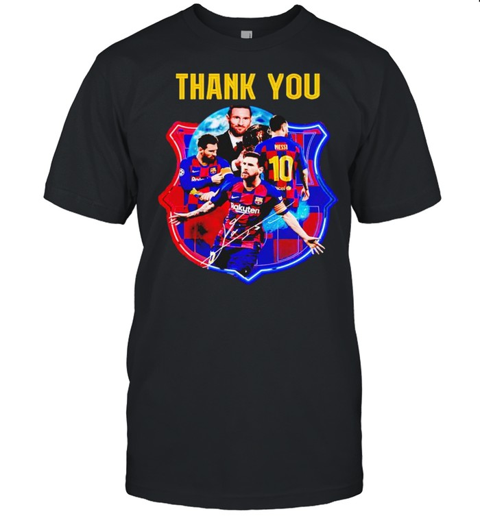 Barca Thank You Lionel Messi #10 T-Shirt
