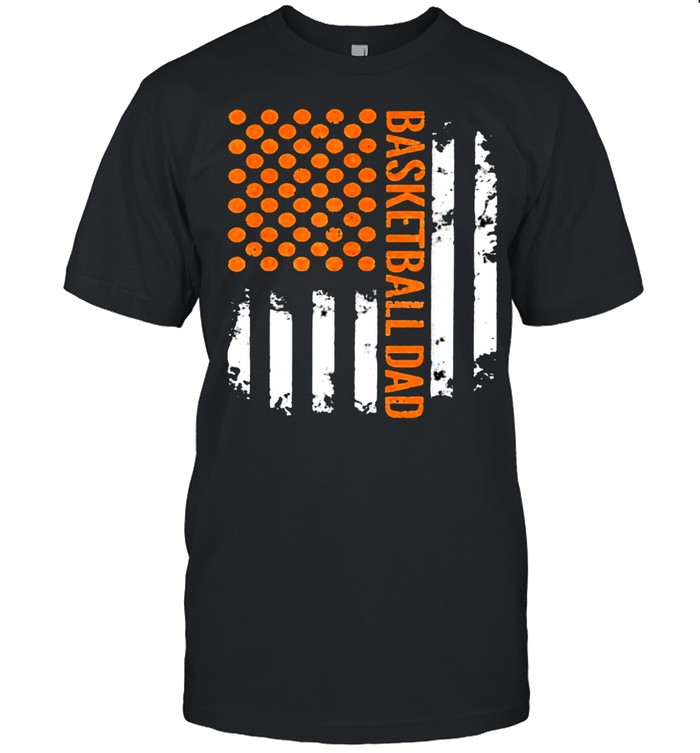 Basketball Dad Flag T-Shirt