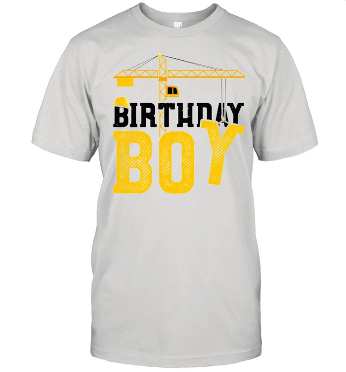 Bauarbeiter Birthday Boy Geburtstag T-Shirt