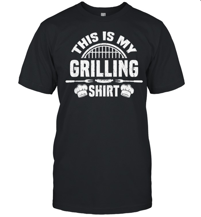 Bbq Grill Dad This Is My Grilling Barbecue T-Shirt