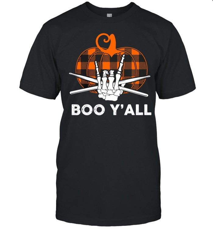 Boo Yall Drumsticks Pumpkin Classic T-Shirt Boo Yall Drumsticks Pumpkin Classic T-Shirt