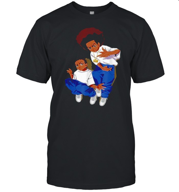 Boondock Riley-Huey Black Sitcom African American Cartoon T-Shirt