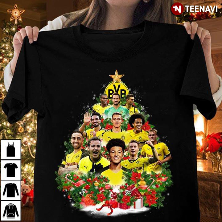 Borussia Dortmund Football Club Christmas Tree T-Shirt