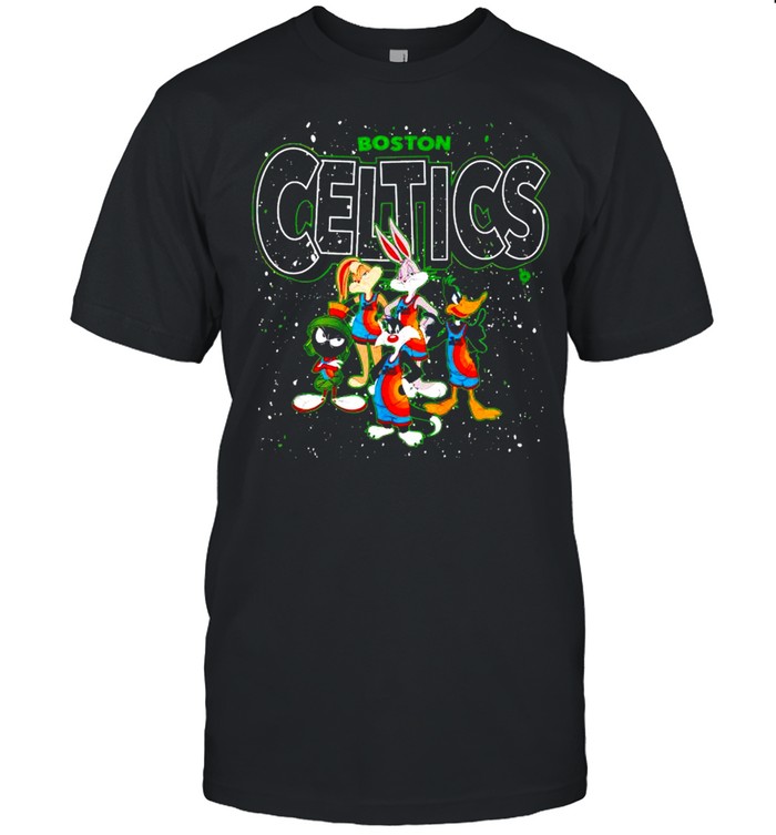 Boston Celtics Space Jam 2 Characters T-Shirt Boston Celtics Space Jam 2 Characters T-Shirt