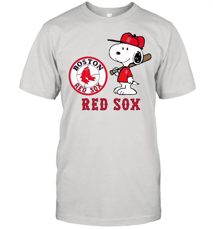 Boston Red Sox Snoopy Players T-Shirt
