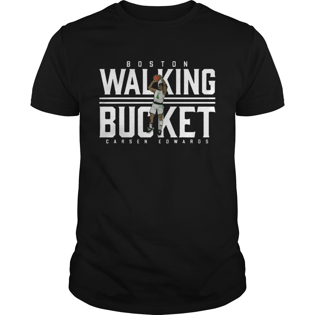 Boston Walking Bucket Carsen Edwards Shirt T-Shirt