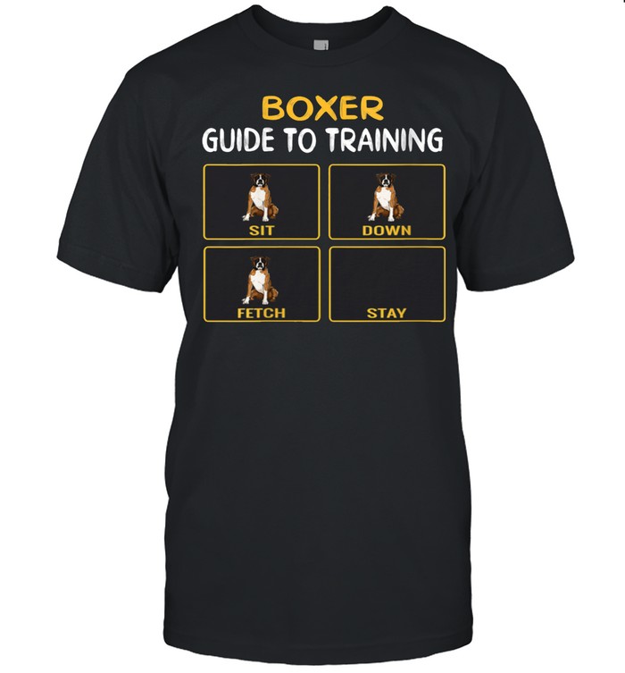 Boxer Guide To Training Dog Obedience T-Shirt