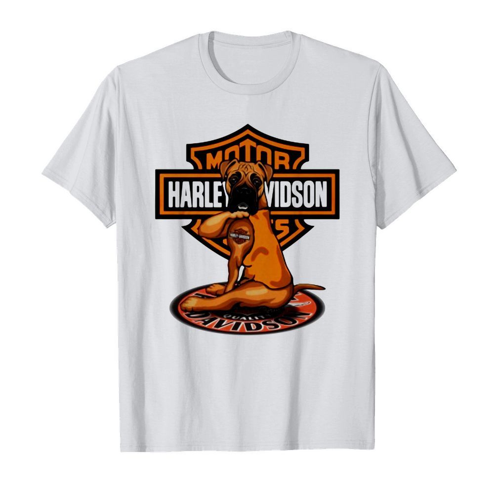 Boxer I Love Motor Harley-Davidson Cycles T-Shirt
