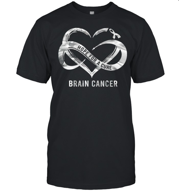 Brain Cancer Hope For A Cure T-Shirt Brain Cancer Hope For A Cure T-Shirt