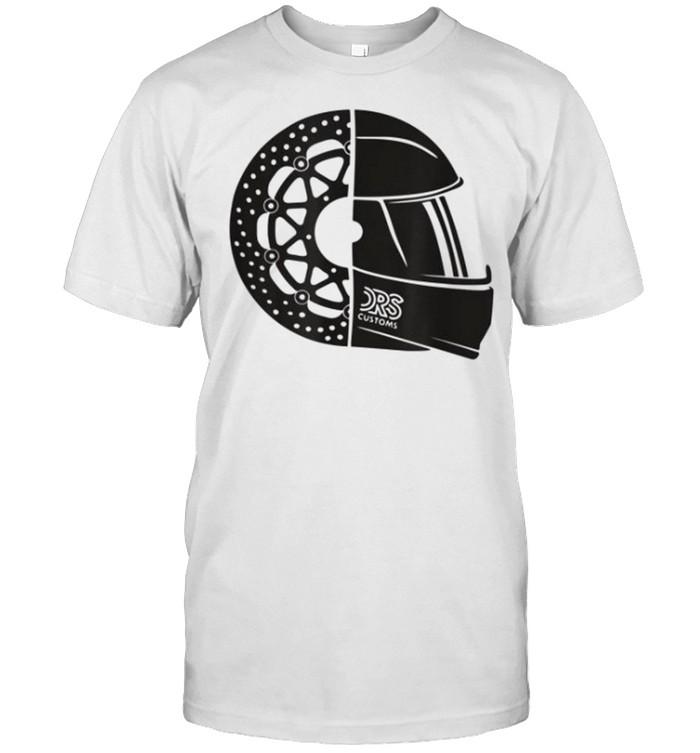 Brake Disc And Biker Racing Full Face Helmet T-Shirt Brake Disc And Biker Racing Full Face Helmet T-Shirt