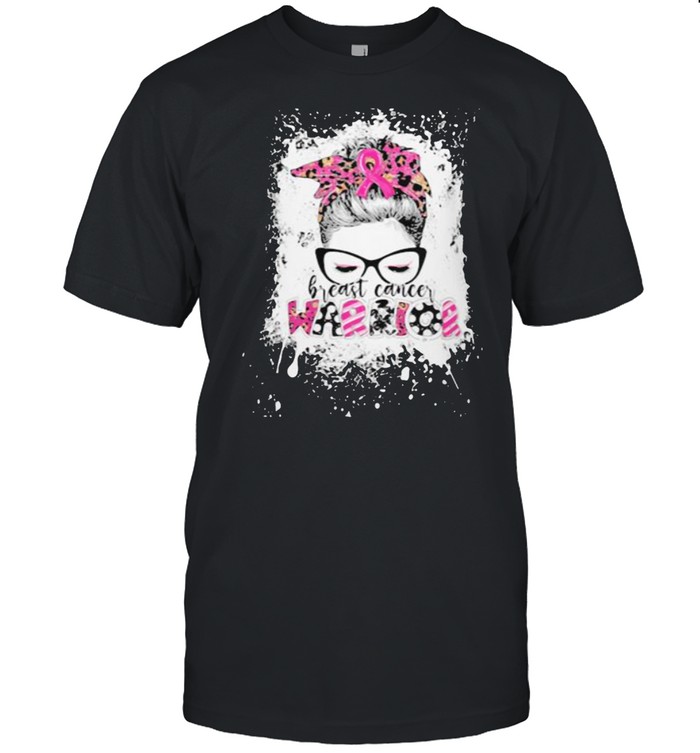 Breast Cancer Warrior Lepoard T-Shirt
