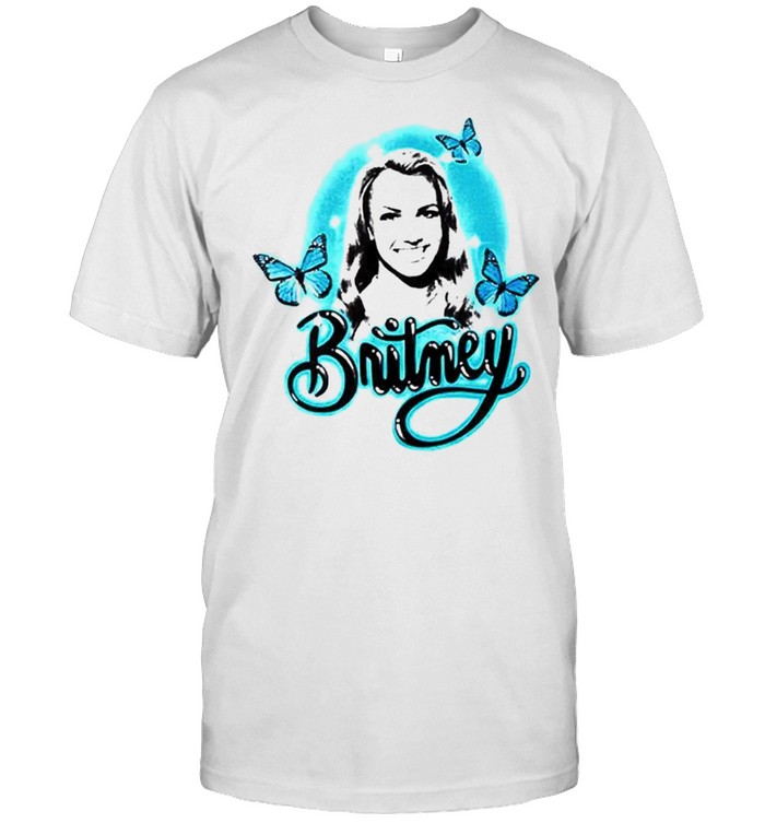 Britney Airbrushed Butterfly T-Shirt Britney Airbrushed Butterfly T-Shirt