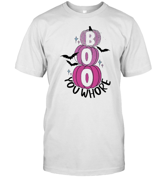 Britt Boo You Whore Funny Halloween T-Shirt