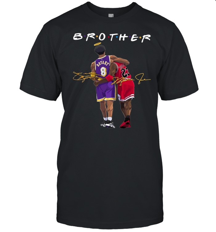 Brother Kobe Bryant And Michael Jordan Signatures T-Shirt