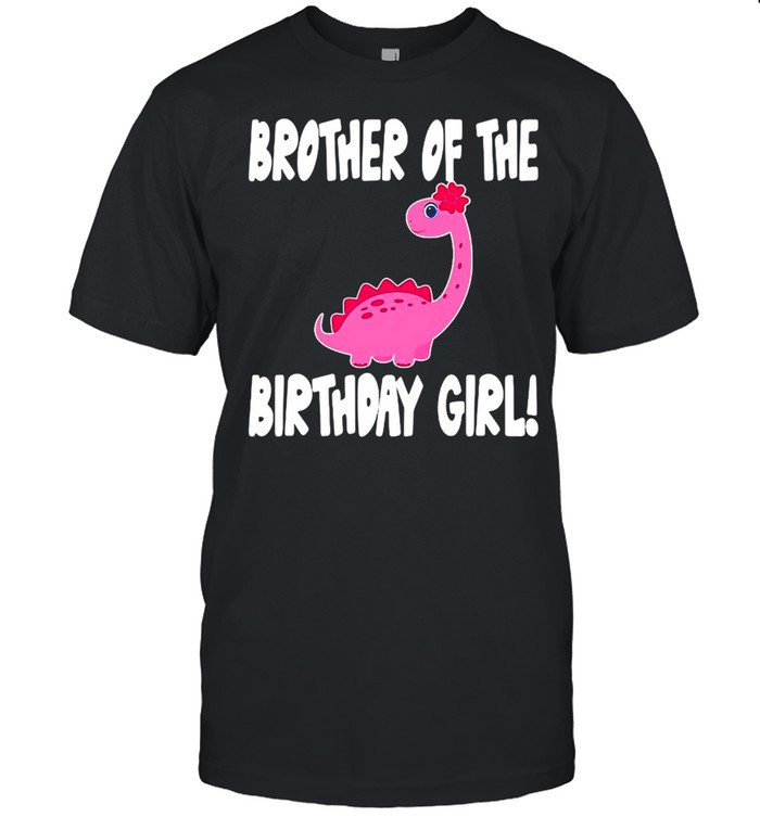 Brother Of The Birthday Girl Dinosaur Matching Family T-Shirt Brother Of The Birthday Girl Dinosaur Matching Family T-Shirt