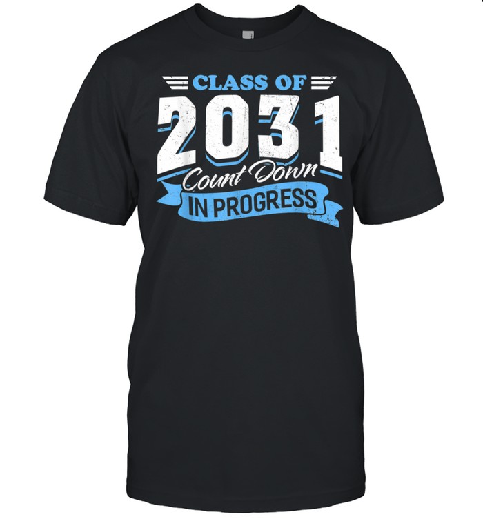 Class Of 2031 Count Down In Progress 3Rd Grader Back School T-Shirt Class Of 2031 Count Down In Progress 3Rd Grader Back School T-Shirt