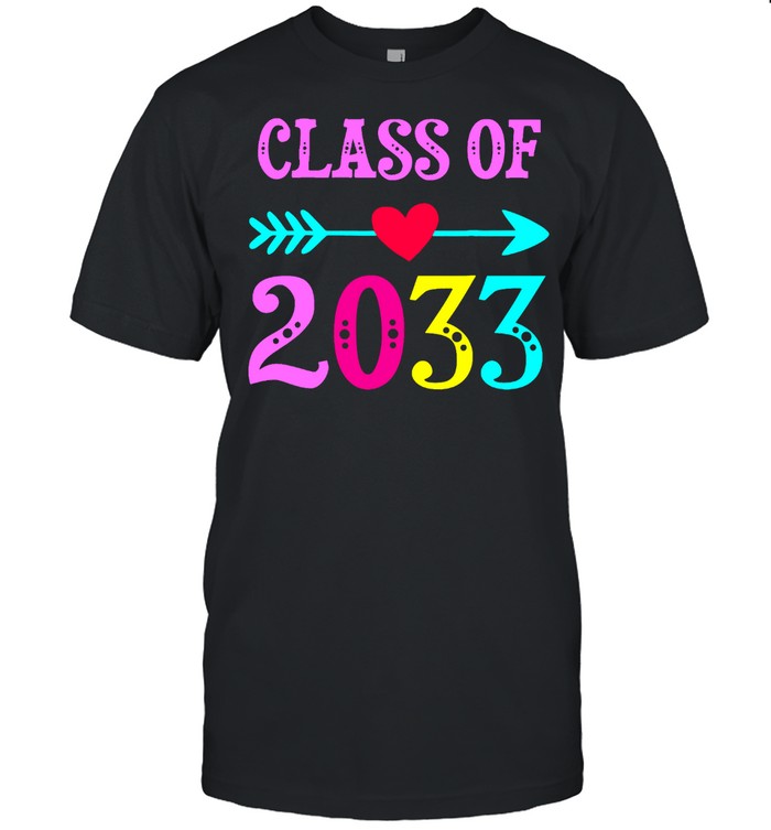 Class Of 2033 Grow With Me For Teachers Students T-Shirt
