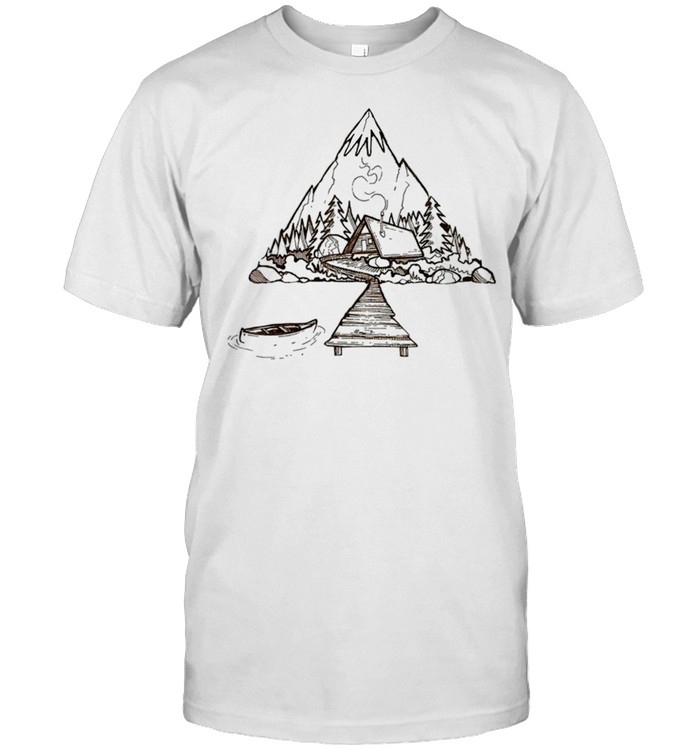 Classic Cool Pine Tree And Nature Inside Camping T-Shirt