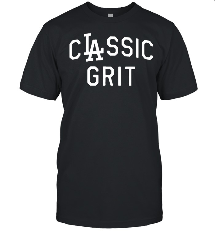 Clayton Kershaw Los Angeles Dodgers Classic Grit T-Shirt Clayton Kershaw Los Angeles Dodgers Classic Grit T-Shirt
