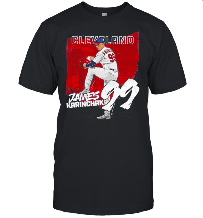 Cleveland Baseball James Karinchak Throw The Ball T-Shirt