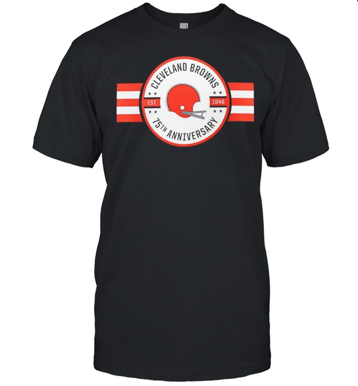 Cleveland Browns Nike 75Th Anniversary Est 1946 T-Shirt
