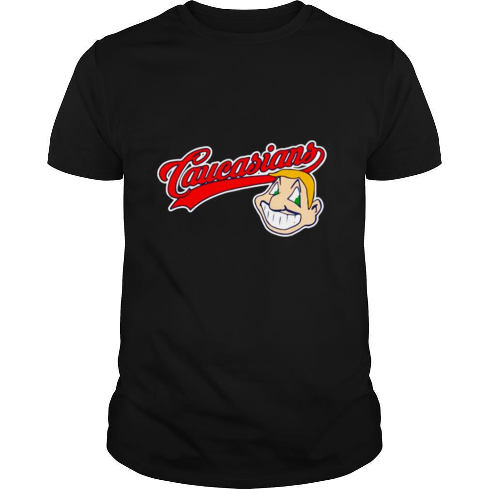 Cleveland Caucasians Baseball Mascot Cleveland Indians T-Shirt