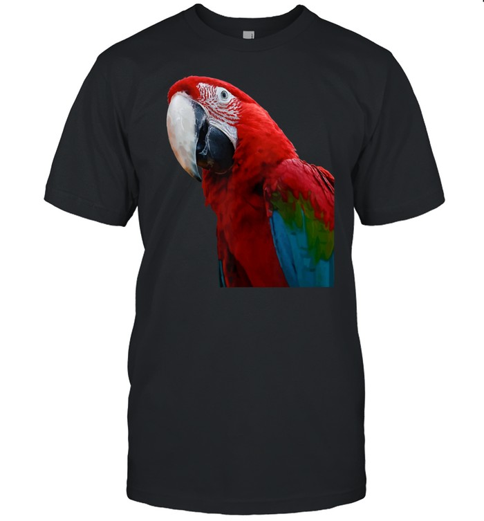 Closeup Of A Green Winged Macaw Parrot T-Shirt