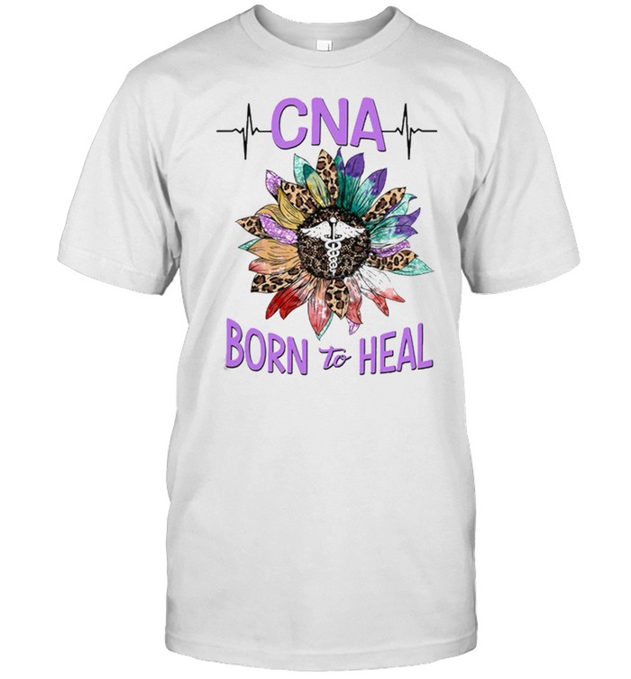 Cna Born To Heal Flower T-Shirt