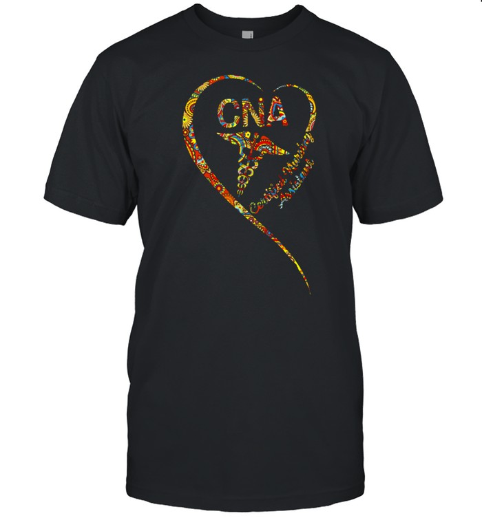 Cna Certification Nursing Assistant Heart Gift T-Shirt