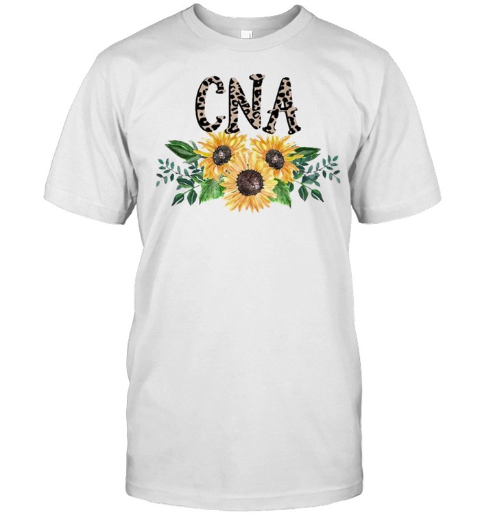 Cna Life Leopard Sunflower 2021 T-Shirt Cna Life Leopard Sunflower 2021 T-Shirt