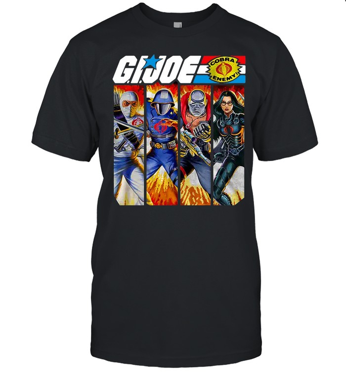 Cobra Box Art Collage Gi Joe T-Shirt