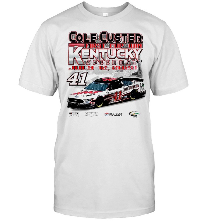 Cole Custer 2020 Quaker State 400 Race Winner T-Shirt