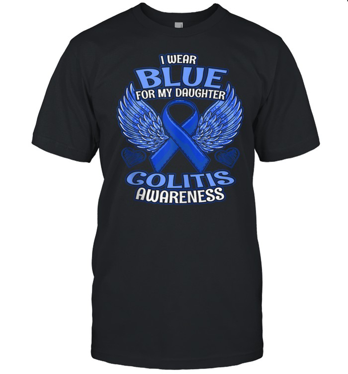 Colitis Awareness Daughter Support Ribbon T-Shirt