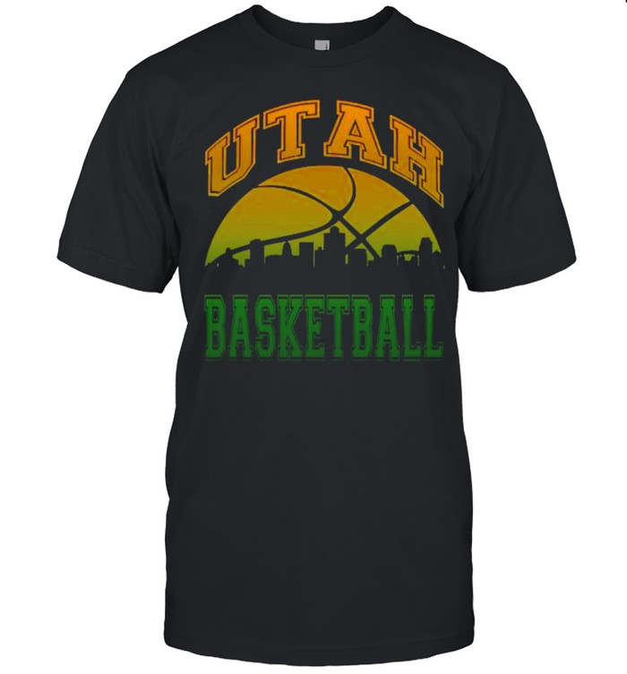 College University Style Utah Basketball Fan Sport T-Shirt College University Style Utah Basketball Fan Sport T-Shirt