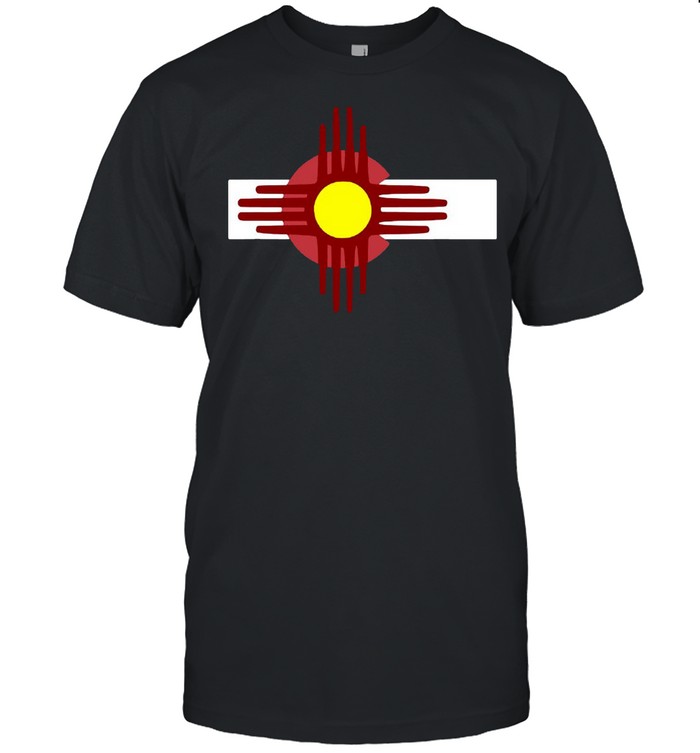 Colorado New Mexico T-Shirt Flag Zia T-Shirt