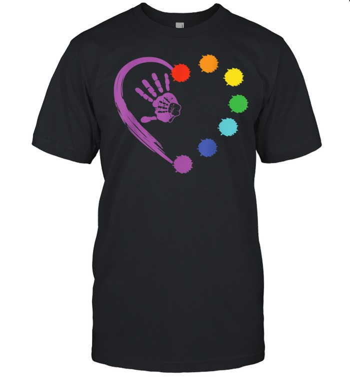 Colorful Heart Chakra Love Meditation Yoga Balance Spiritual T-Shirt