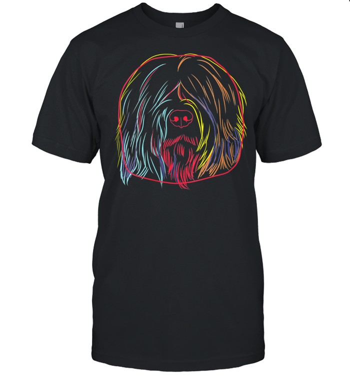 Colourful Dog Briard T-Shirt