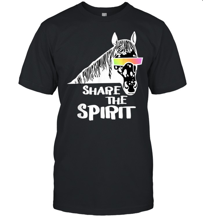 Cool Horse Share The Spirit 2 Fan Fun T-Shirt Cool Horse Share The Spirit 2 Fan Fun T-Shirt