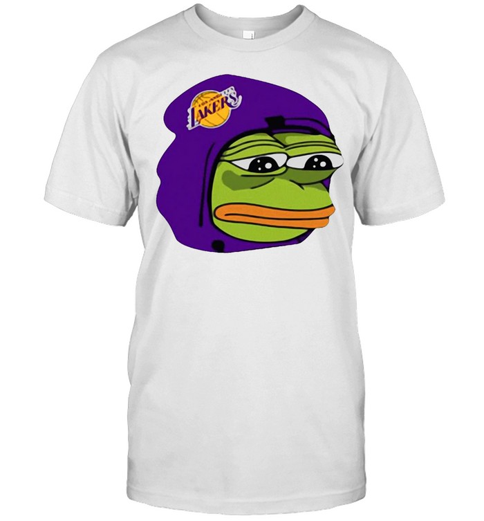 Cool Los Angeles Lakers Sad Pepe The Frog T-Shirt