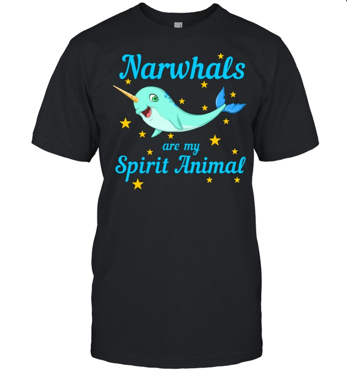 Cool Narwhals Are My Spirit Animal Sea Creature T-Shirt Cool Narwhals Are My Spirit Animal Sea Creature T-Shirt