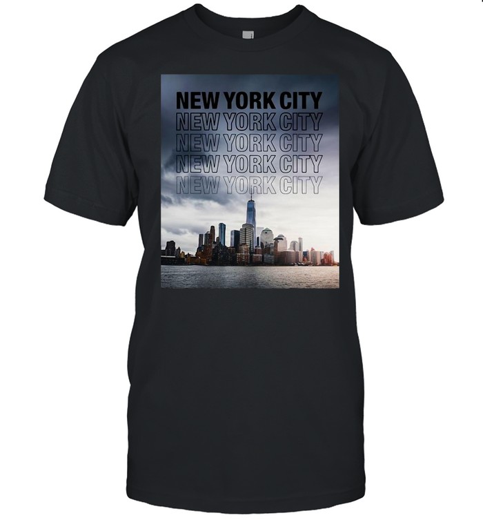 Cool Urban New York City New York City Skyline T-Shirt
