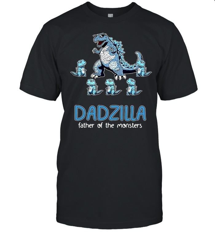 Dadzilla Father Of The Monsters Personalized T-Shirt