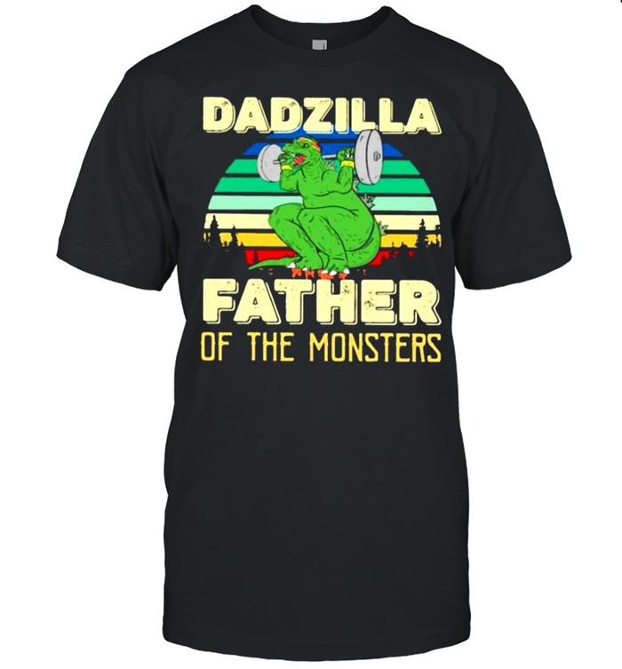Dadzilla Father Of The Monsters Vintage T-Shirt