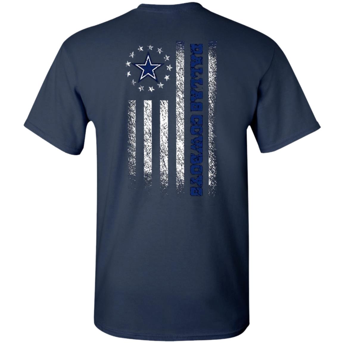 Dallas-Cowboys-American-Flag G500 Gildan 5.3 Oz. T-Shirt