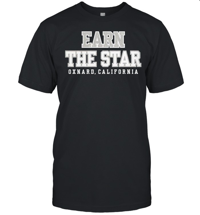 Dallas Cowboys Womens Earn The Star Glitter Tee T-Shirt