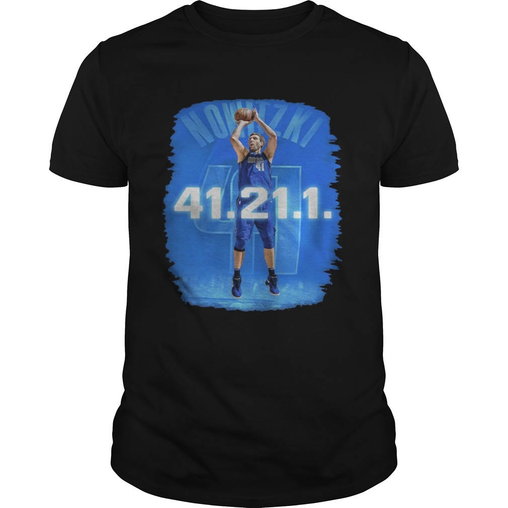 Dallas Mavericks Dirk Nowitzki 41 21 1 T-Shirt