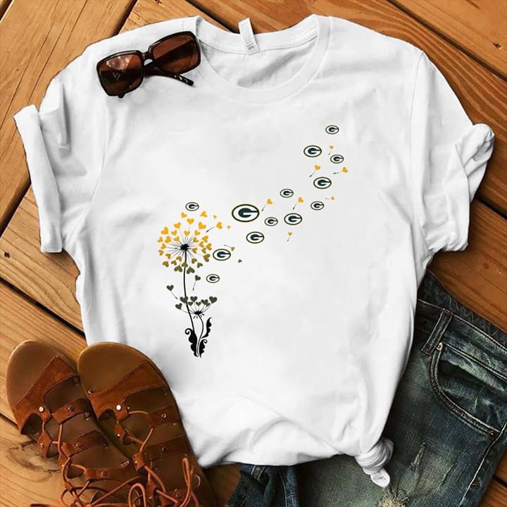 Dandelion Flower Green Bay Packers T-Shirt Dandelion Flower Green Bay Packers T-Shirt