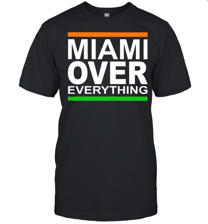 David Cooney Miami Hurricanes Over Everything T-Shirt