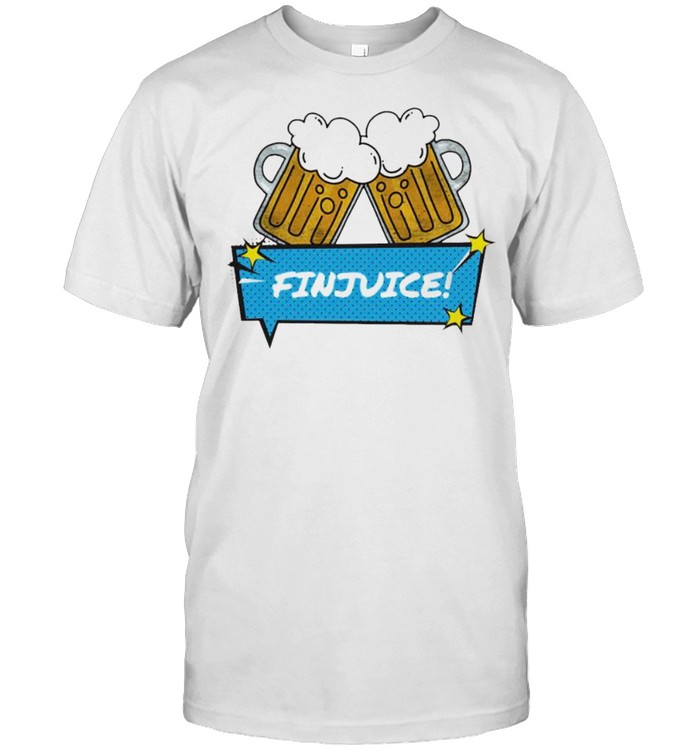 David Finlay Finjuice Pop Beer T-Shirt David Finlay Finjuice Pop Beer T-Shirt