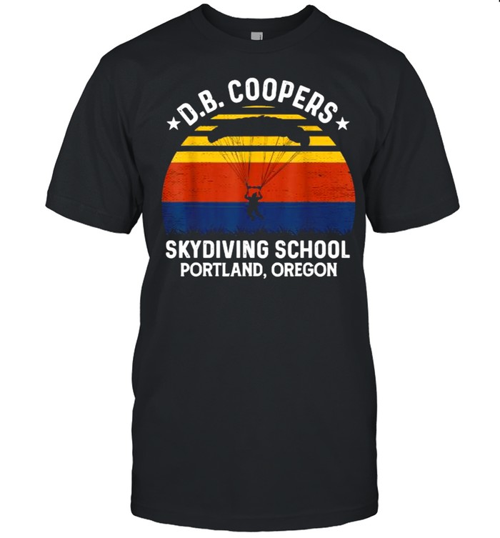 Db Coopers Skydiving School Portland Oregon Vintage T-Shirt